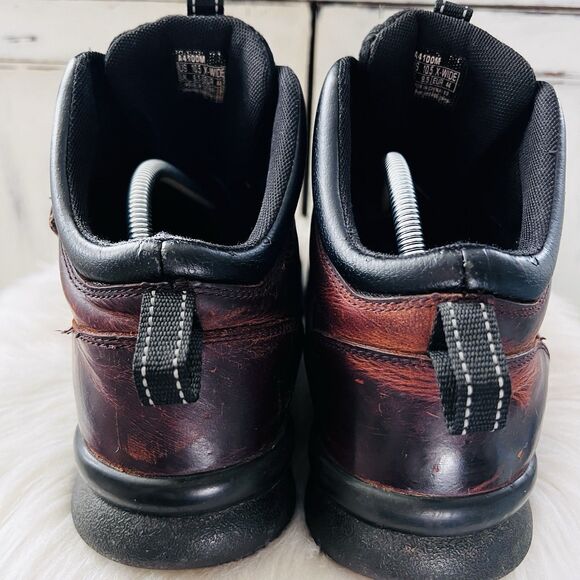 Apex Legends Mens Ariya Brown Leather Worn Distressed Hiking Boots - Size 10.5 - Picture 5 of 9